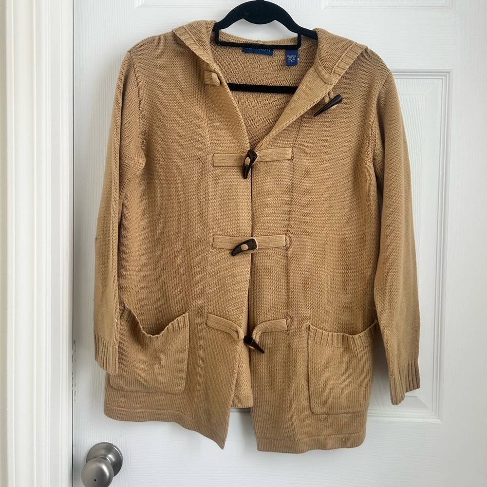 Women's Tan Toggle Jacket